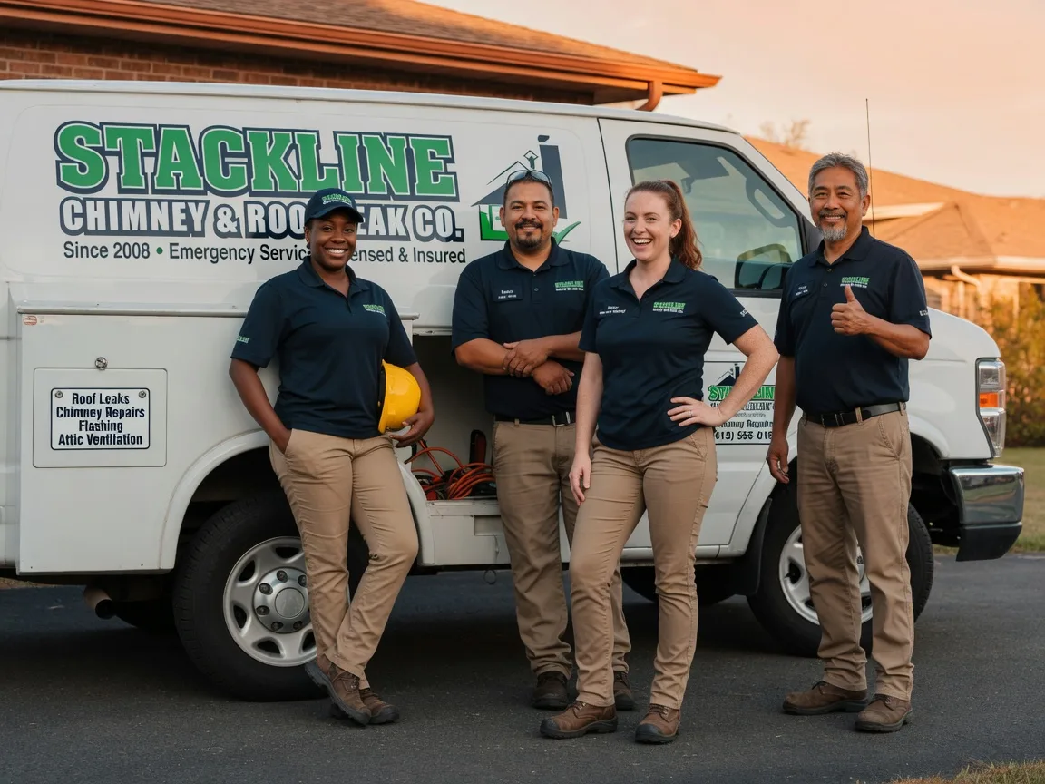 Chimney flashing repair company in Ramona, KS